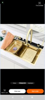 سینک پیانویی پنج کلید طلایی از برند سیتی مارکت