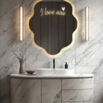 آینه دفرمه روشویی Code : AB20 ترکیبی از طراحی زیبا، امکانات مدرن و قابلیت سفارشی‌سازی است. این آینه نه تنها جلوه‌ای شیک به فضای شما می‌دهد، بلکه با ویژگی‌هایی مانند ضد بخار بودن، بلوتوث، تاچ‌لس و آینه آرایشی، تجربه‌ای متفاوت و راحت در استفاده روزمره ارائه می‌کند. اگر به دنبال یک آینه مدرن و کاربردی هستید که فراتر از یک محصول ساده باشد، مدل AB20 گزینه‌ای ایده‌آل خواهد بود.