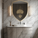 آینه دفرمه روشویی Code : AP40 ترکیبی از طراحی خاص، امکانات هوشمند و کیفیت ساخت بالاست. این آینه علاوه بر افزایش زیبایی دکوراسیون، امکاناتی مانند ضد بخار بودن، بلوتوث، نورپردازی نئون و آینه زوم را در اختیار شما قرار می‌دهد. اگر به دنبال محصولی متفاوت هستید که هم کاربردی باشد و هم فضای شما را شیک‌تر کند، مدل AP40 می‌تواند بهترین انتخاب شما باشد.