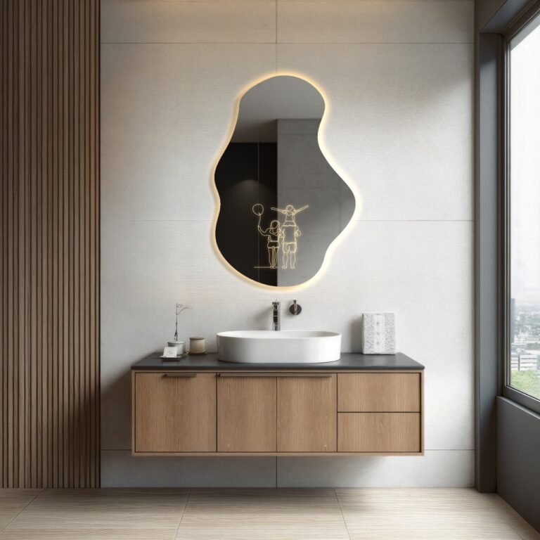 آینه دفرمه روشویی Code : ADF02