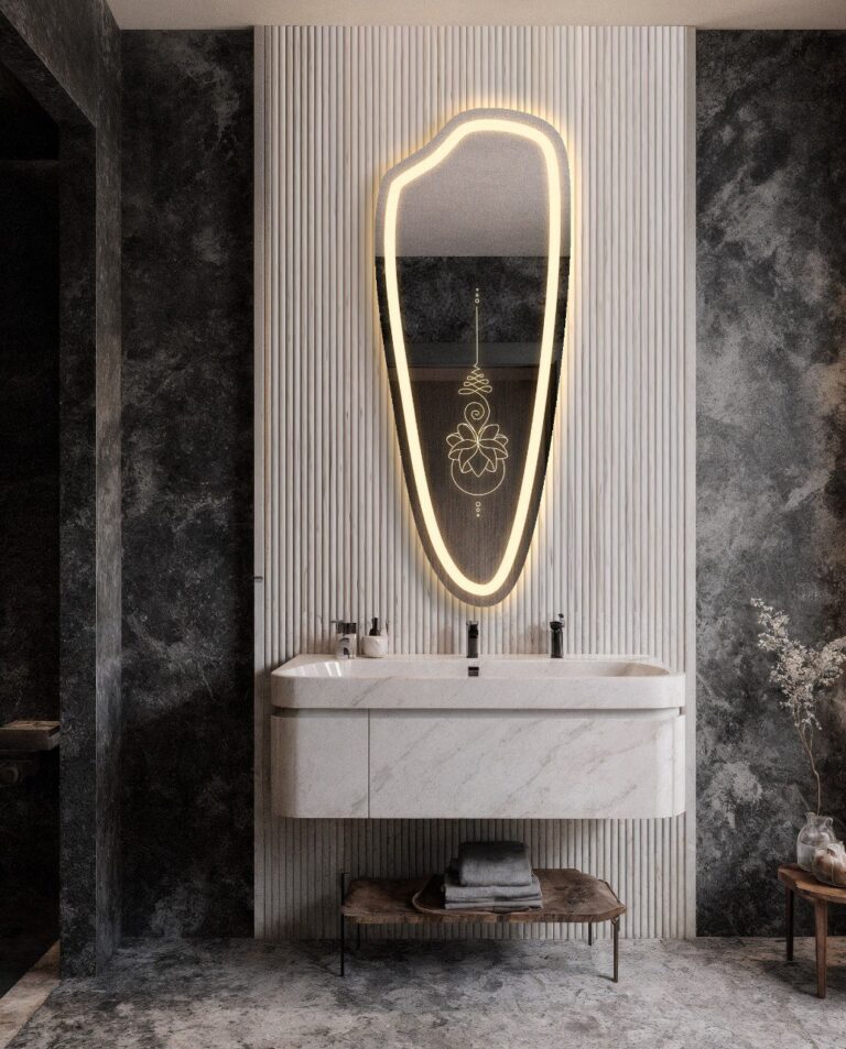 آینه دفرمه روشویی Code : AQS06