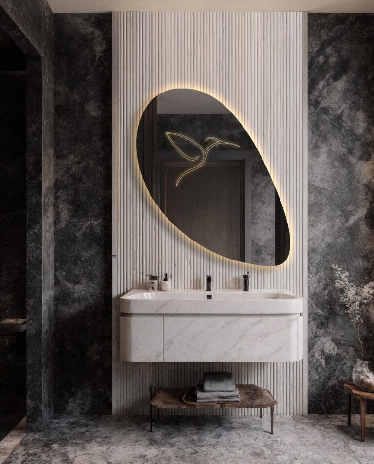 آینه دفرمه روشویی Code : ATL01