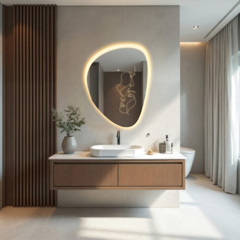 آینه دفرمه روشویی Code : ATS01