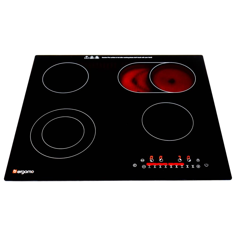 چهار شعله برگامو اجاق برقی صفحهای برگامو ۴ شعله مدل BG-EC4780A - Image 1